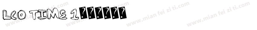 lco Time 1字体转换